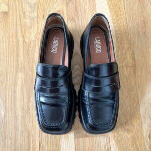 Labucq Mika Black Square Toe Loafer